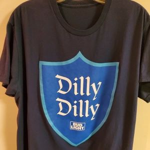 Bud light- NFL game day shirt "Dilly Dilly."